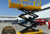 سيزر لفت للايجار في جدة | تاجير سيزر لفت في جدة | scissor lift rental in jaddah