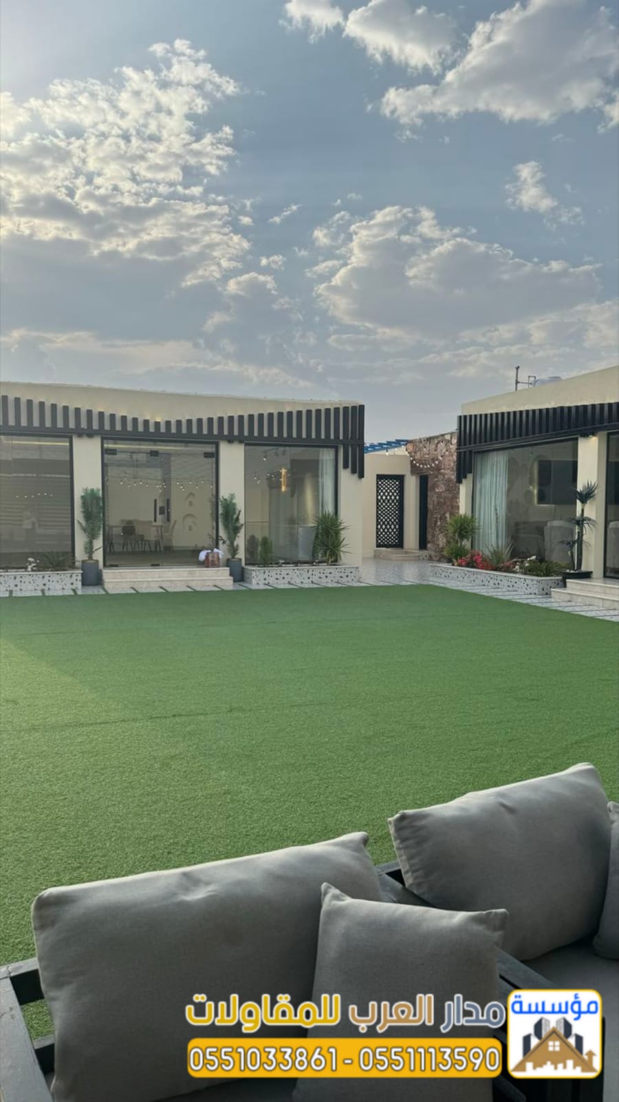 ملاحق زجاج خارجية في الرياض | تنفيذ ملاحق مودرن 0551033861