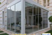 ملاحق زجاج خارجية في الرياض | تنفيذ ملاحق مودرن 0551033861