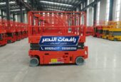 سيزر لفت للايجار الدمام | رافعة مقصية Scissor Lift كهرباء وديزل 6م 8م 10م 12م 14م 16م 18م
