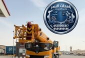 كرين للايجار في الدمام، الاحساء، القطيف مع مشغل | حمولات 30ط، 80ط، 150ط | Mobile Crane For Rent